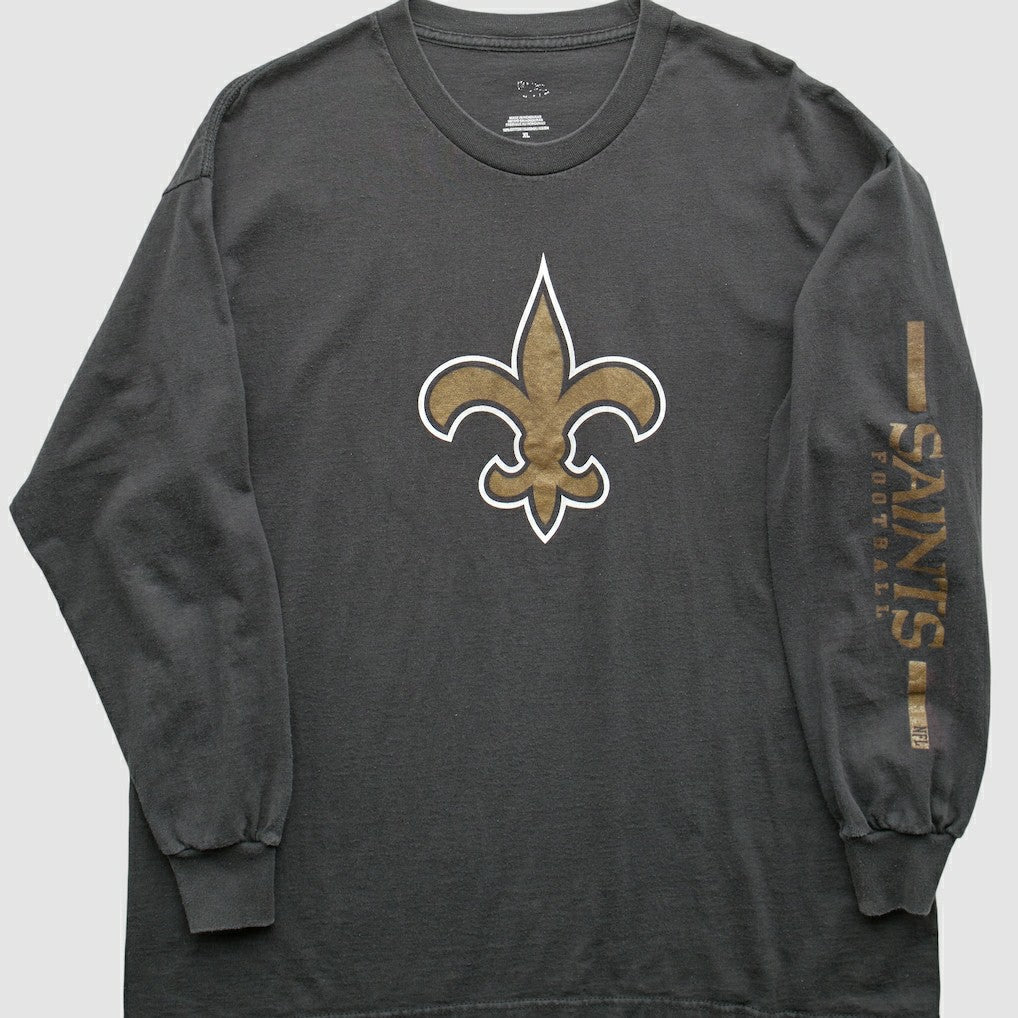 New Orleans Saints 2000s T-Shirt Black Vintage - Fanatics