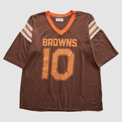 Cleveland Browns 80s T-Shirt Brown Vintage - Fanatics