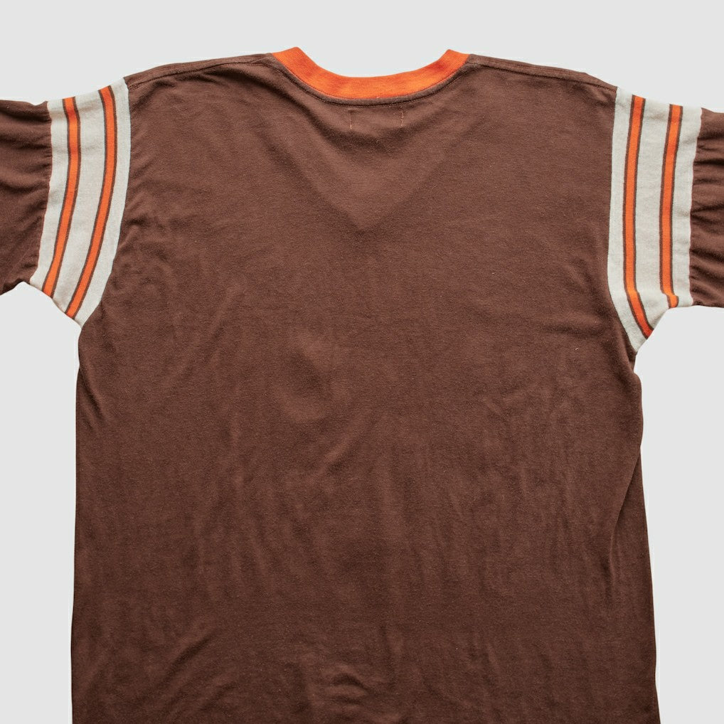 Cleveland Browns 80s T-Shirt Brown Vintage - Fanatics