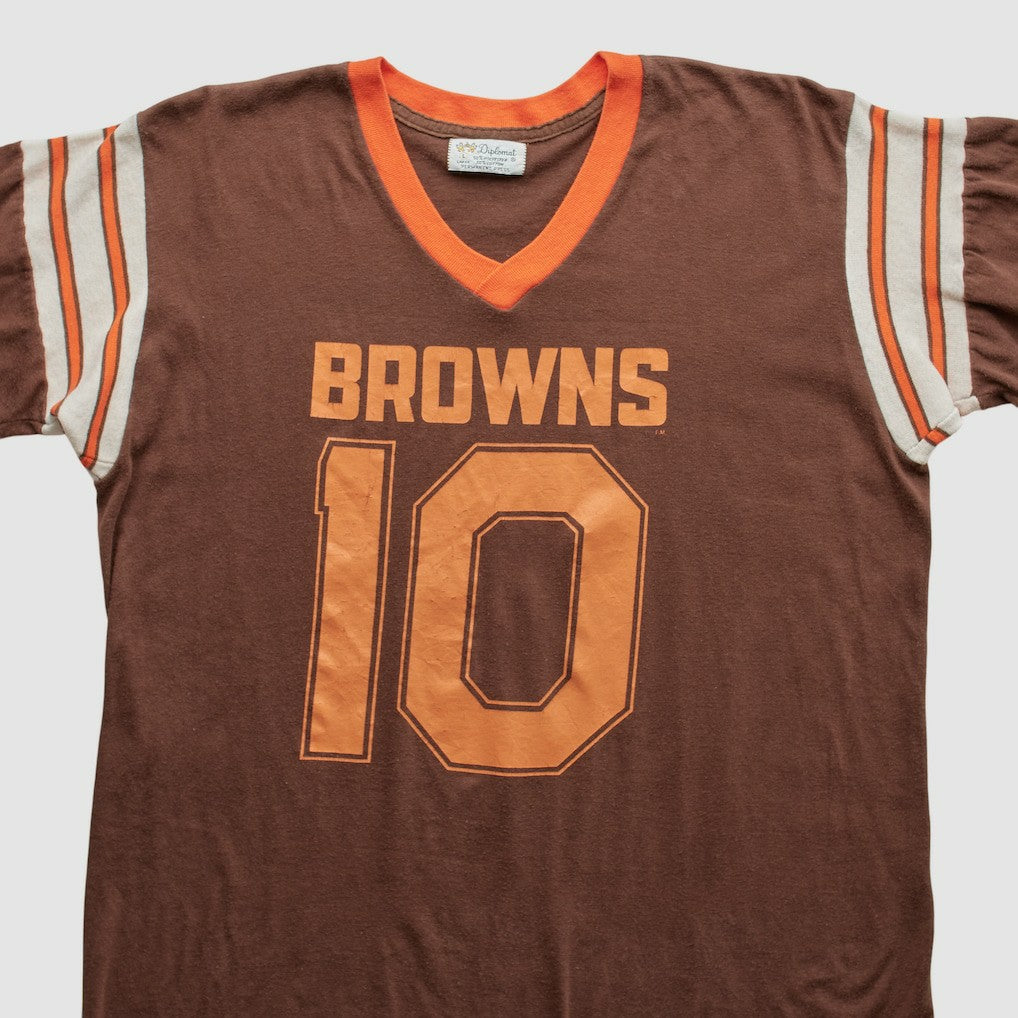 Cleveland Browns 80s T-Shirt Brown Vintage - Fanatics