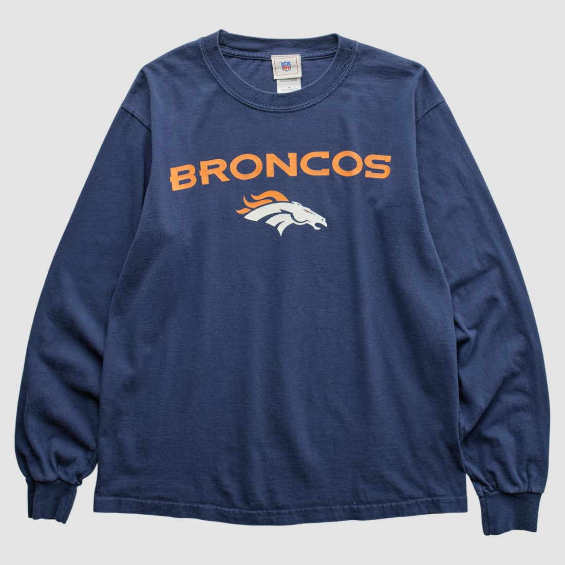 Denver Broncos NFL 2000s T-Shirt Navy Vintage - Fanatics