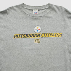 Pittsburgh Steelers NFL 2000s T-Shirt Gray Vintage - Fanatics