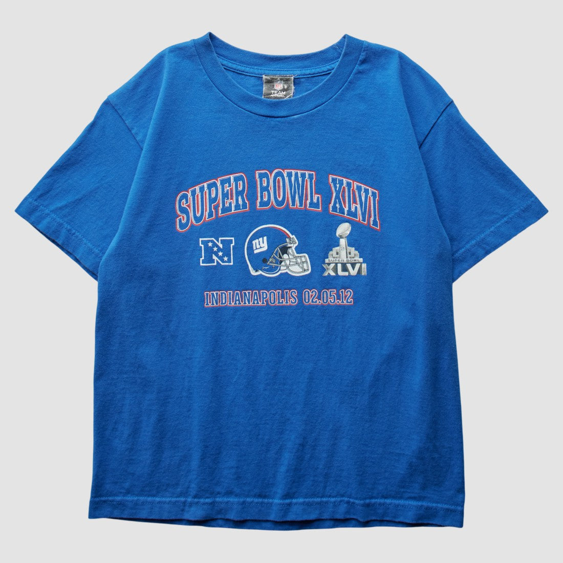 New York Giants NFL 2012 T-Shirt Blue Vintage - Fanatics