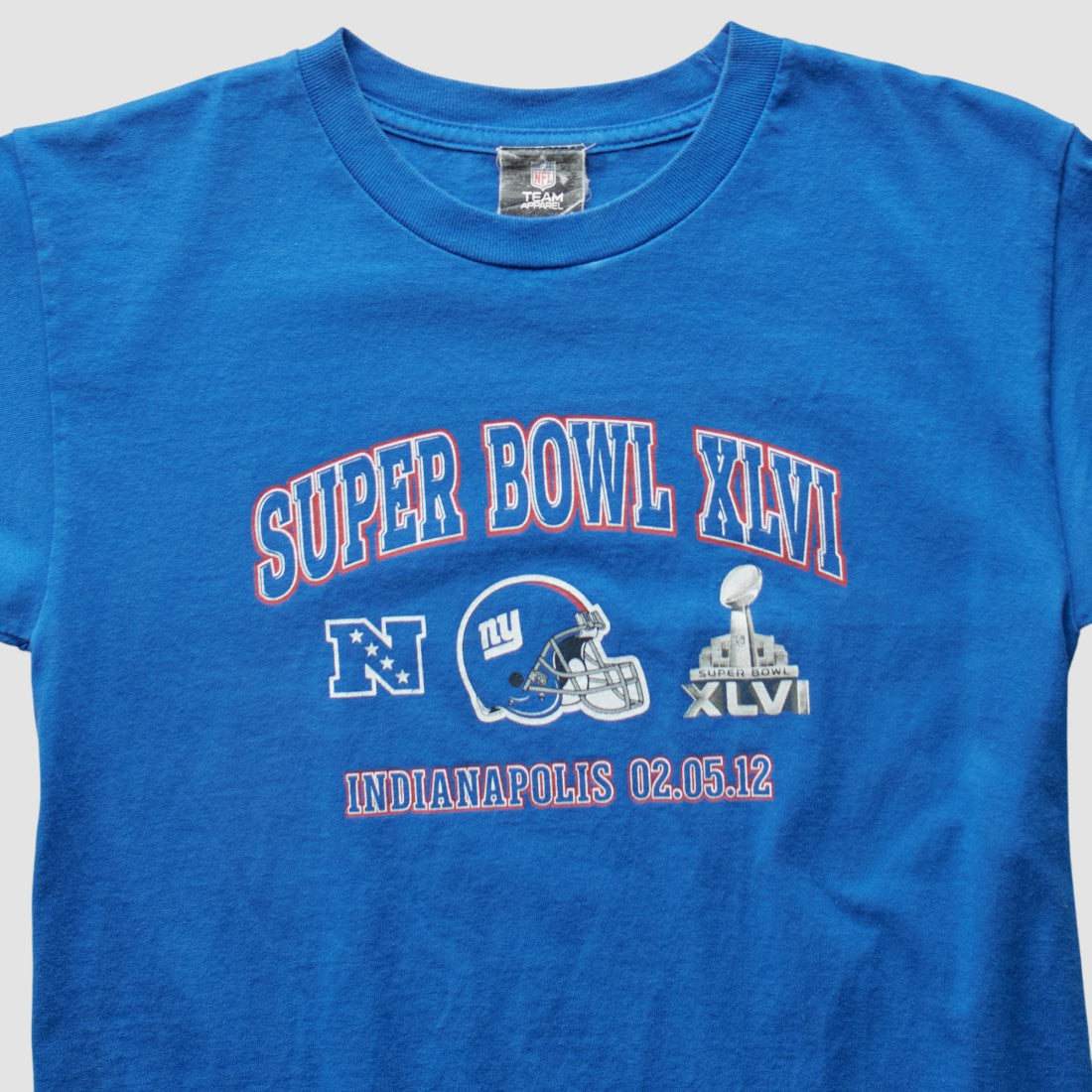 New York Giants NFL 2012 T-Shirt Blue Vintage - Fanatics
