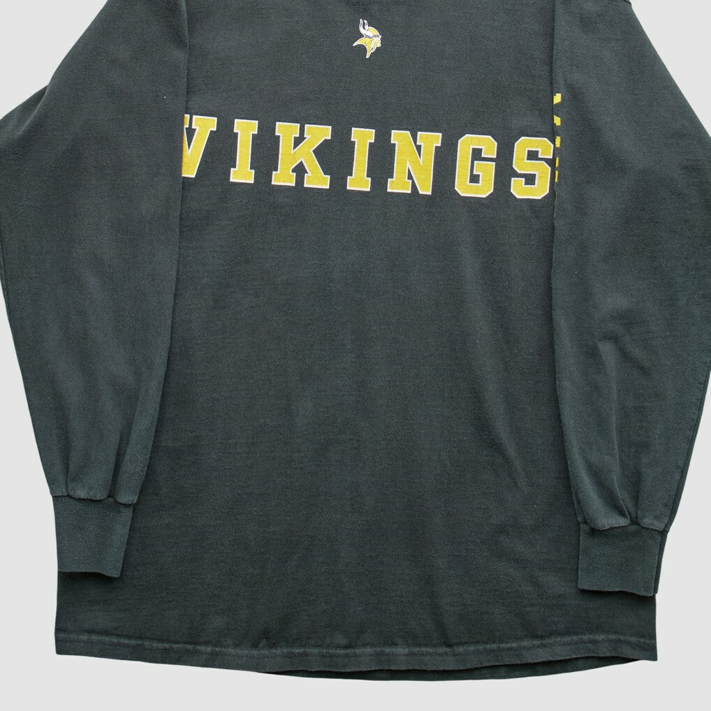 Minnesota Vikings NFL 2000s T-Shirt Black Vintage - Fanatics