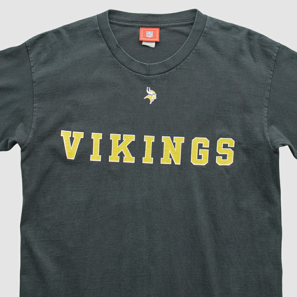 Minnesota Vikings NFL 2000s T-Shirt Black Vintage - Fanatics