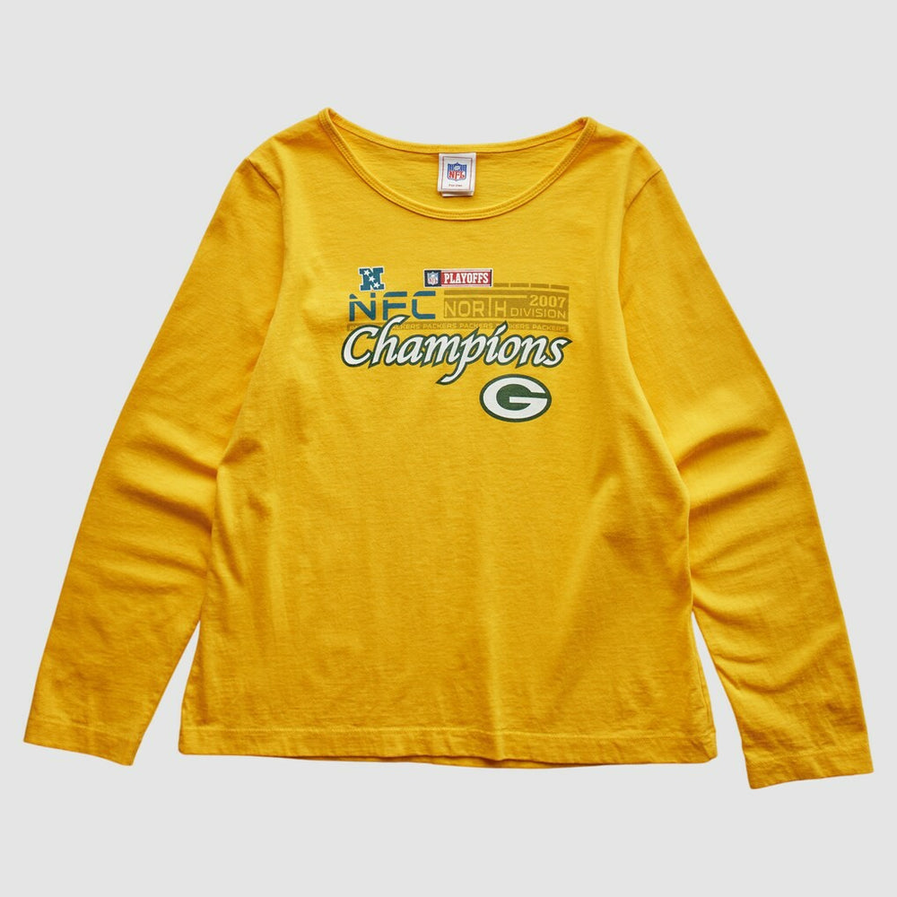 Green Bay Packers 2007 T-Shirt Yellow Vintage - Fanatics