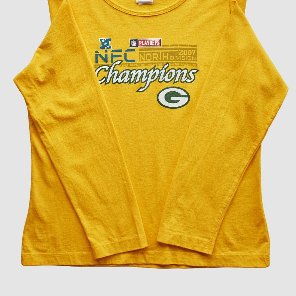 Green Bay Packers 2007 T-Shirt Yellow Vintage - Fanatics
