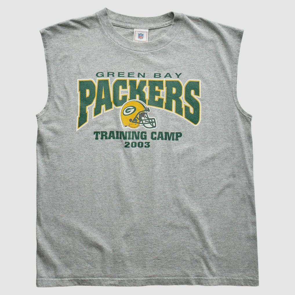 Green Bay Packers NFL 2003 T-Shirt Heather Gray Vintage - Fanatics