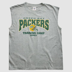 Green Bay Packers NFL 2003 T-Shirt Heather Gray Vintage - Fanatics