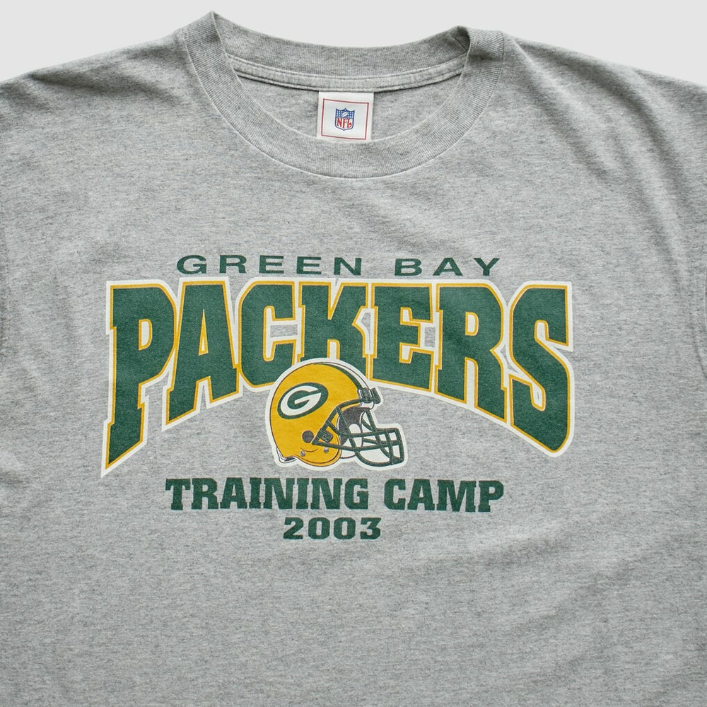Green Bay Packers NFL 2003 T-Shirt Heather Gray Vintage - Fanatics
