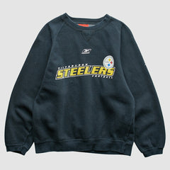 Pittsburgh Steelers Reebok 2000s Pullover Sweatshirt Black Vintage - Fanatics