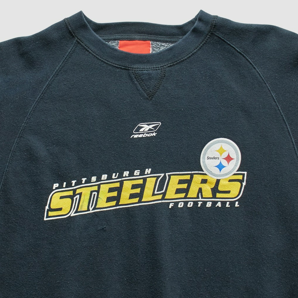 Pittsburgh Steelers Reebok 2000s Pullover Sweatshirt Black Vintage - Fanatics