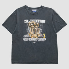 Vintage - San Antonio Spurs Reebok 2005 T-Shirt - Gray Vintage