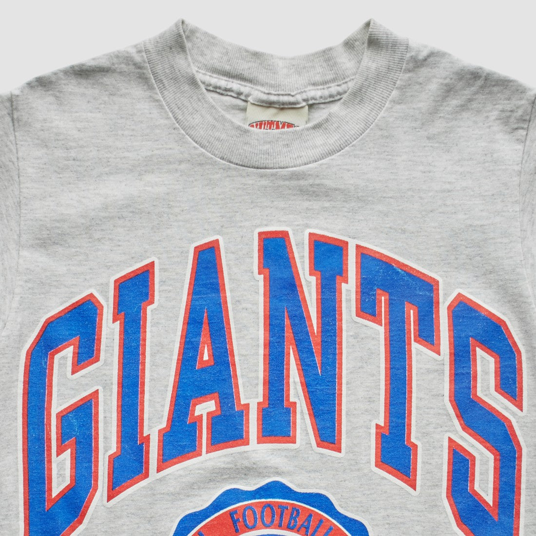 New York Giants Nutmeg Mills 90s T-Shirt Heather Gray Vintage - Fanatics
