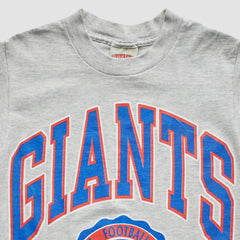 New York Giants Nutmeg Mills 90s T-Shirt Heather Gray Vintage - Fanatics