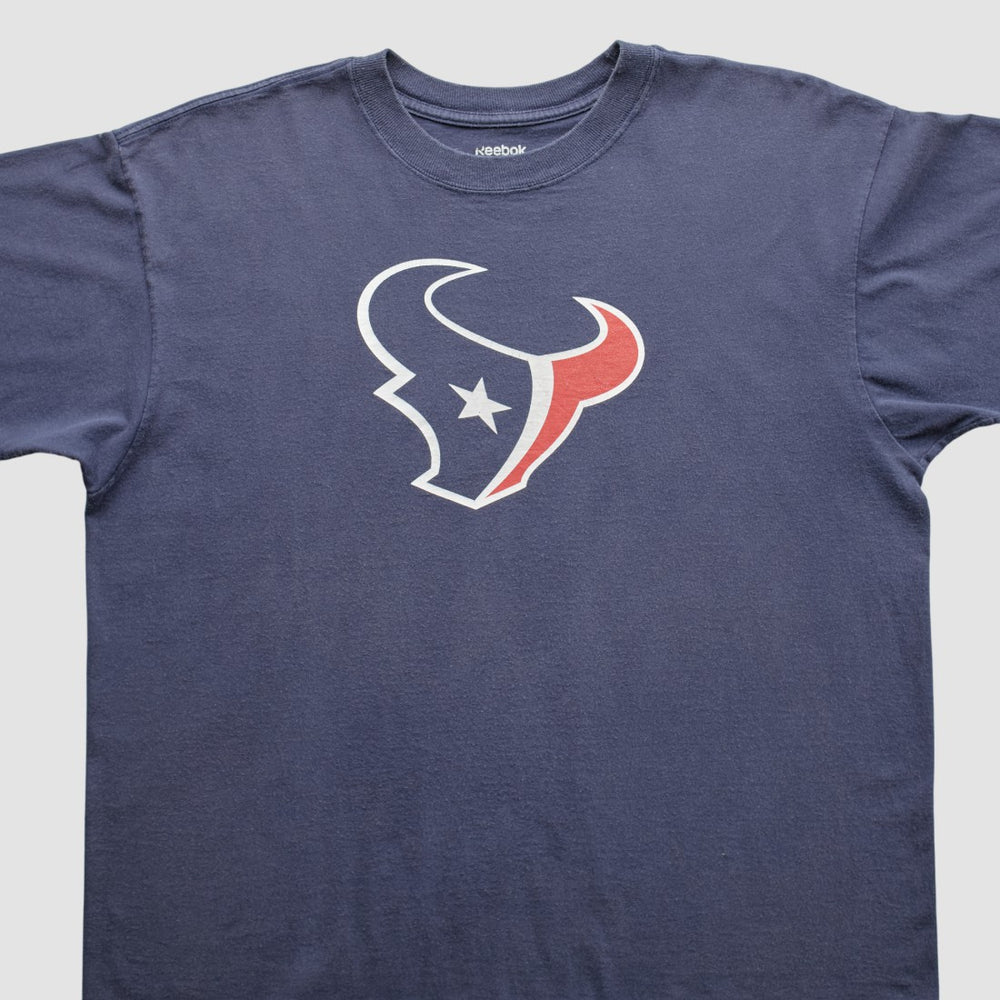 Houston Texans Reebok 2000s T-Shirt Navy Vintage - Fanatics