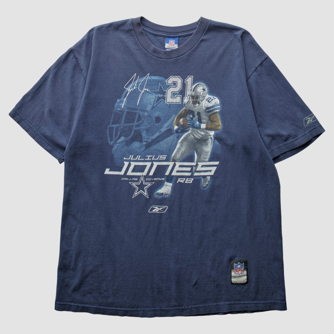 Dallas Cowboys Reebok 2000s T-Shirt Navy Vintage - Fanatics