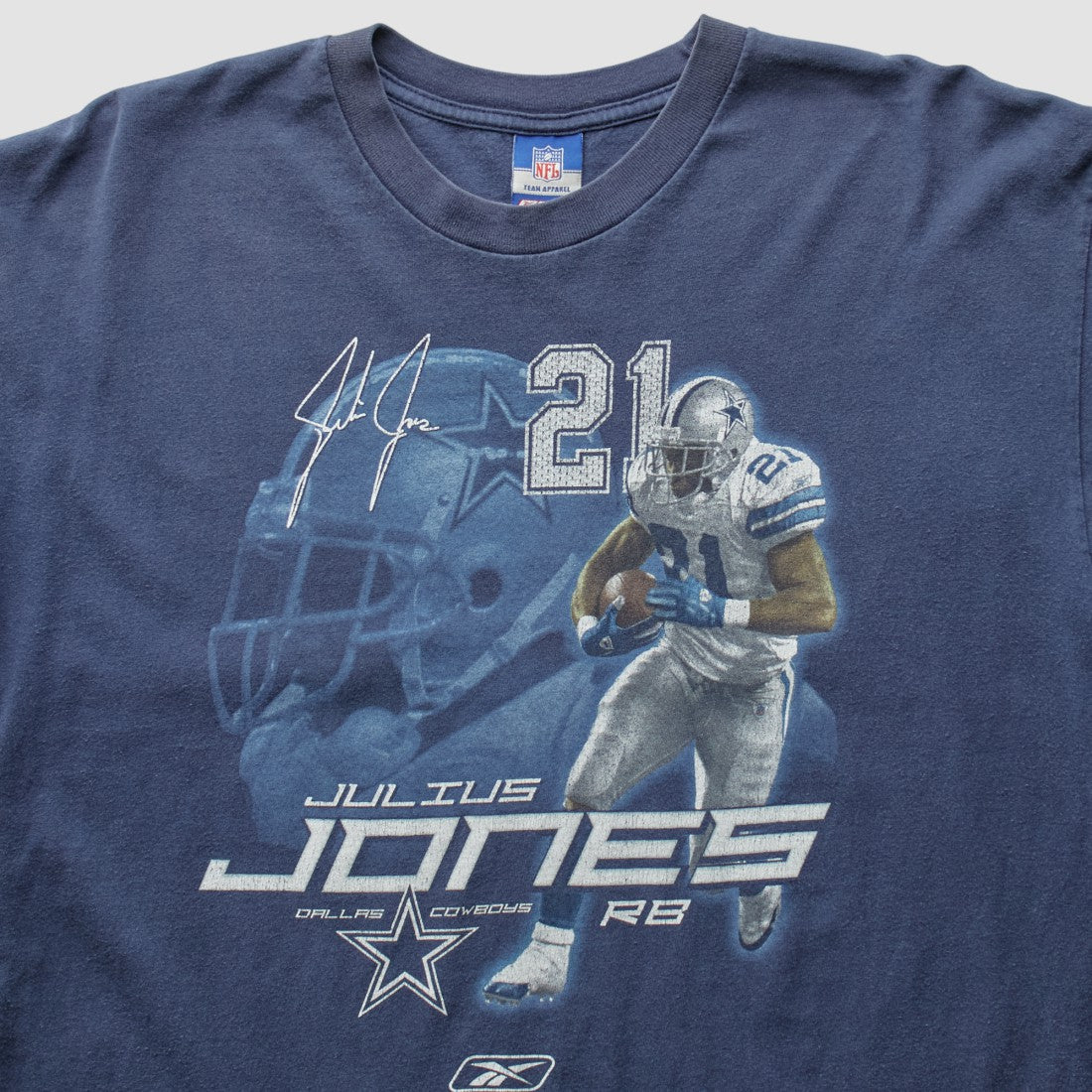 Dallas Cowboys Reebok 2000s T-Shirt Navy Vintage - Fanatics