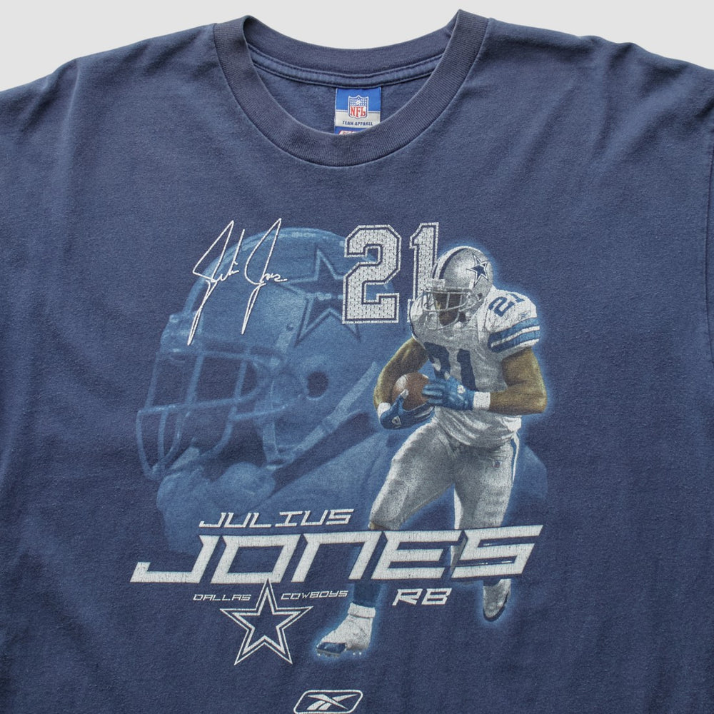 Dallas Cowboys Reebok 2000s T-Shirt Navy Vintage - Fanatics