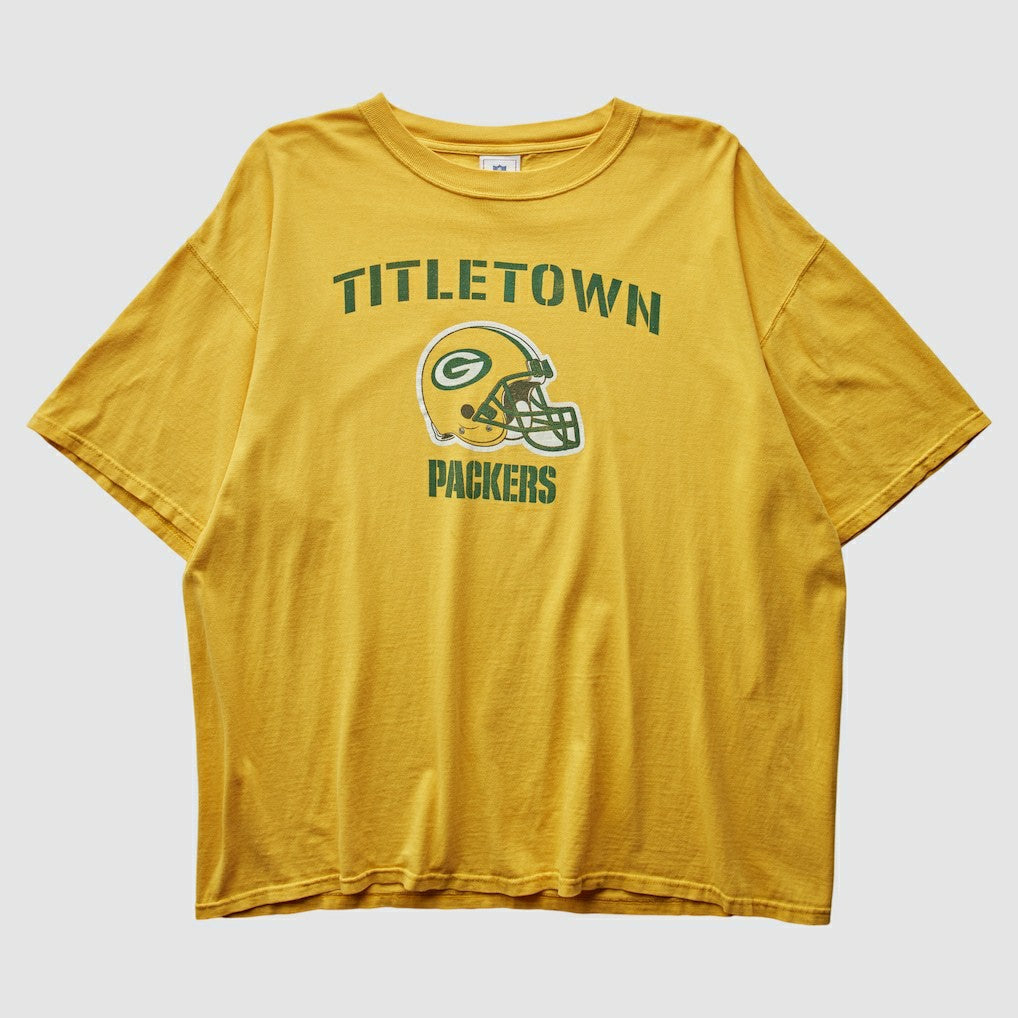Green Bay Packers NFL 2000s T-Shirt Yellow Vintage - Fanatics