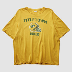 Green Bay Packers NFL 2000s T-Shirt Yellow Vintage - Fanatics