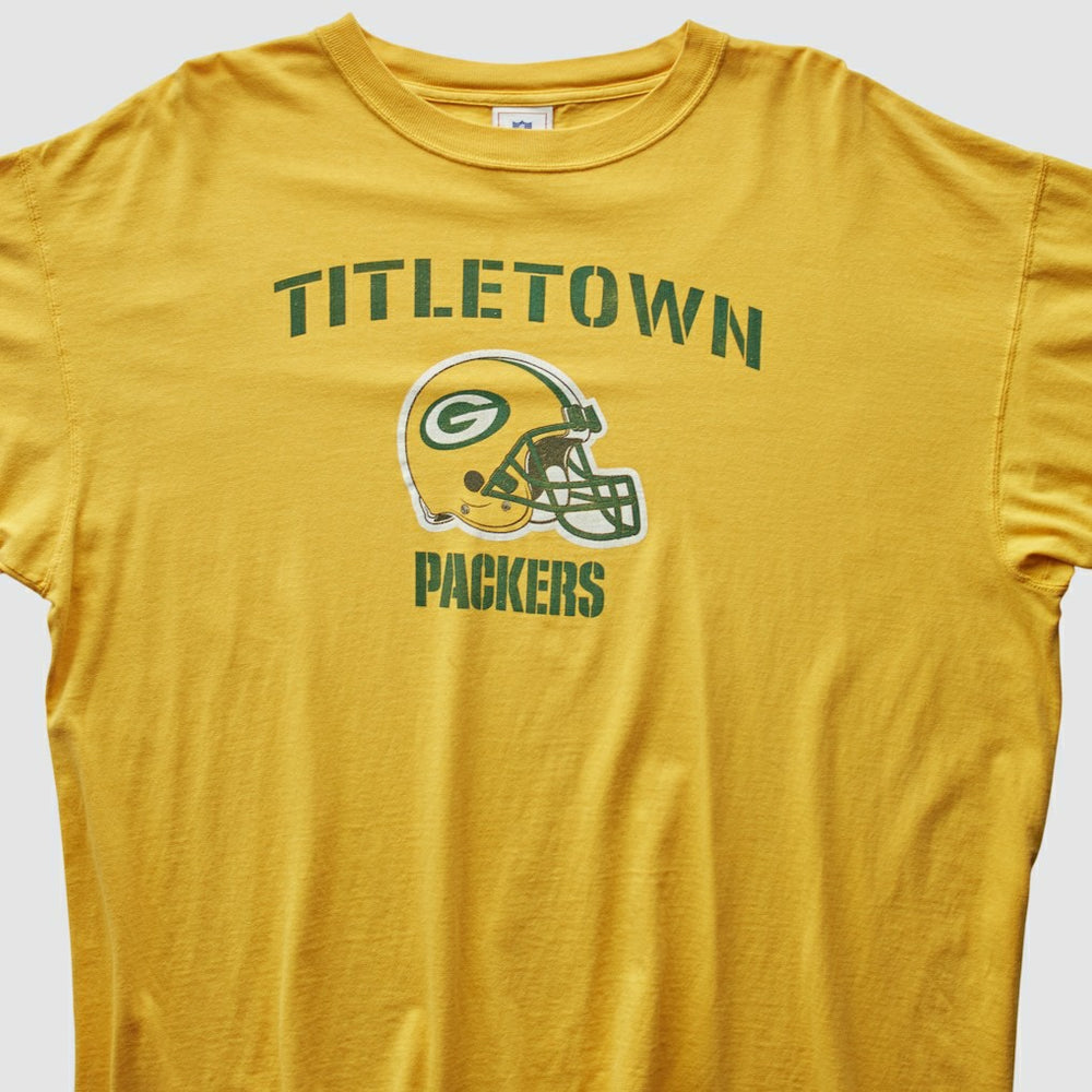 Green Bay Packers NFL 2000s T-Shirt Yellow Vintage - Fanatics