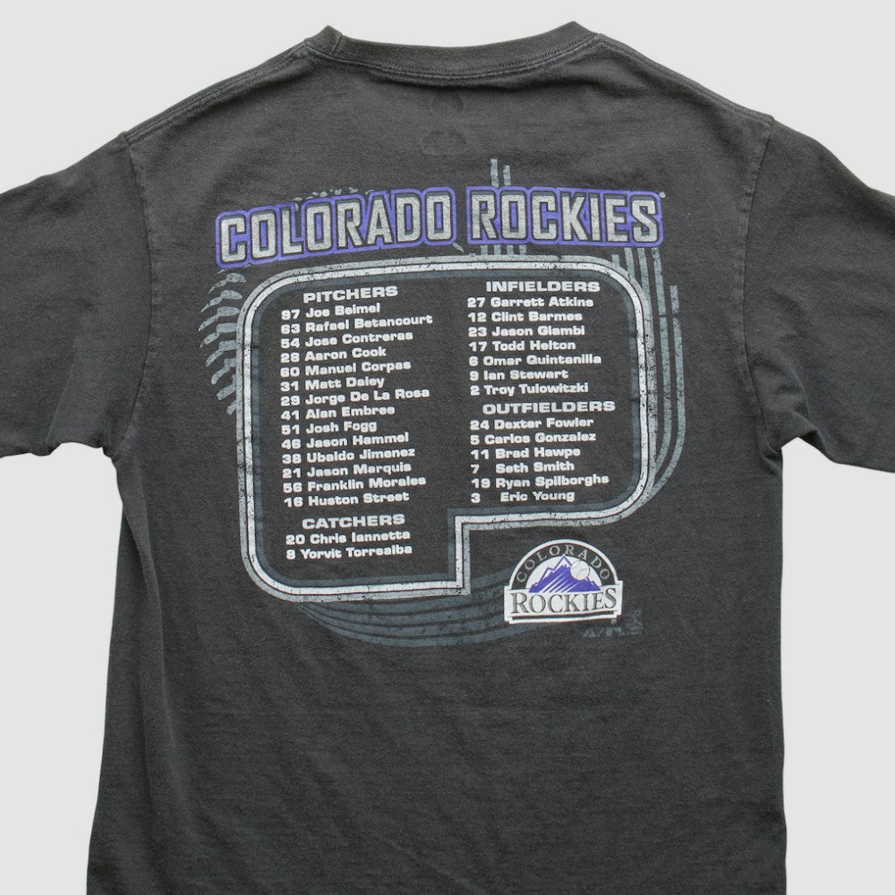 Colorado Rockies Majestic 2009 T-Shirt On Sale