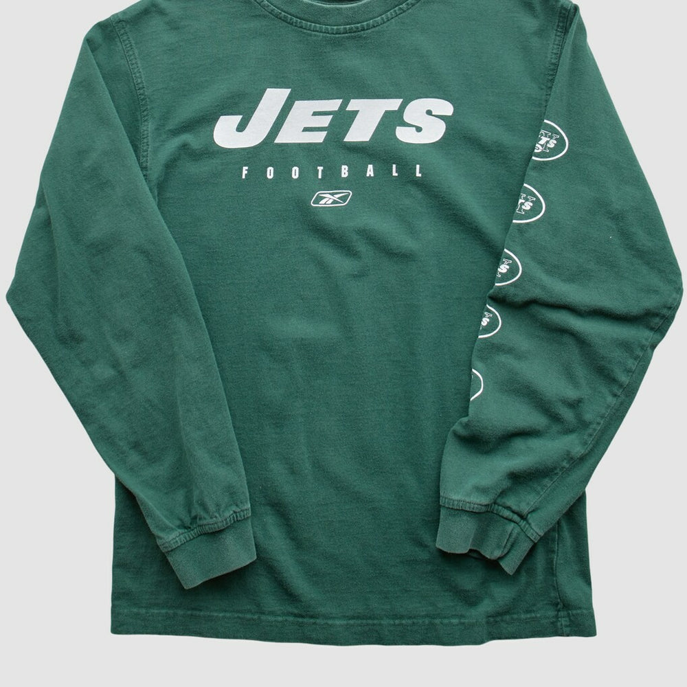 New York Jets Reebok 2000s T-Shirt Green Vintage - Fanatics