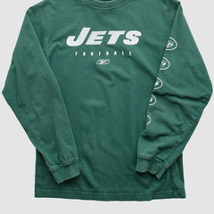 New York Jets Reebok 2000s T-Shirt Green Vintage - Fanatics