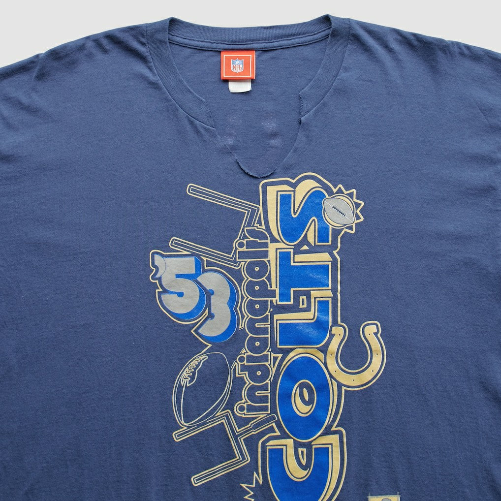 Indianapolis Colts NFL 2000s T-Shirt Blue Vintage - Fanatics