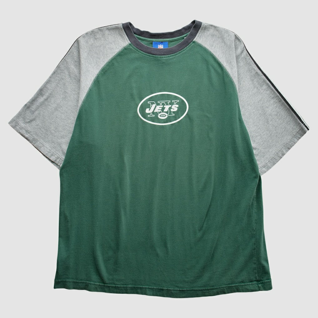 New York Jets Reebok 2000s T-Shirt Green Vintage - Fanatics