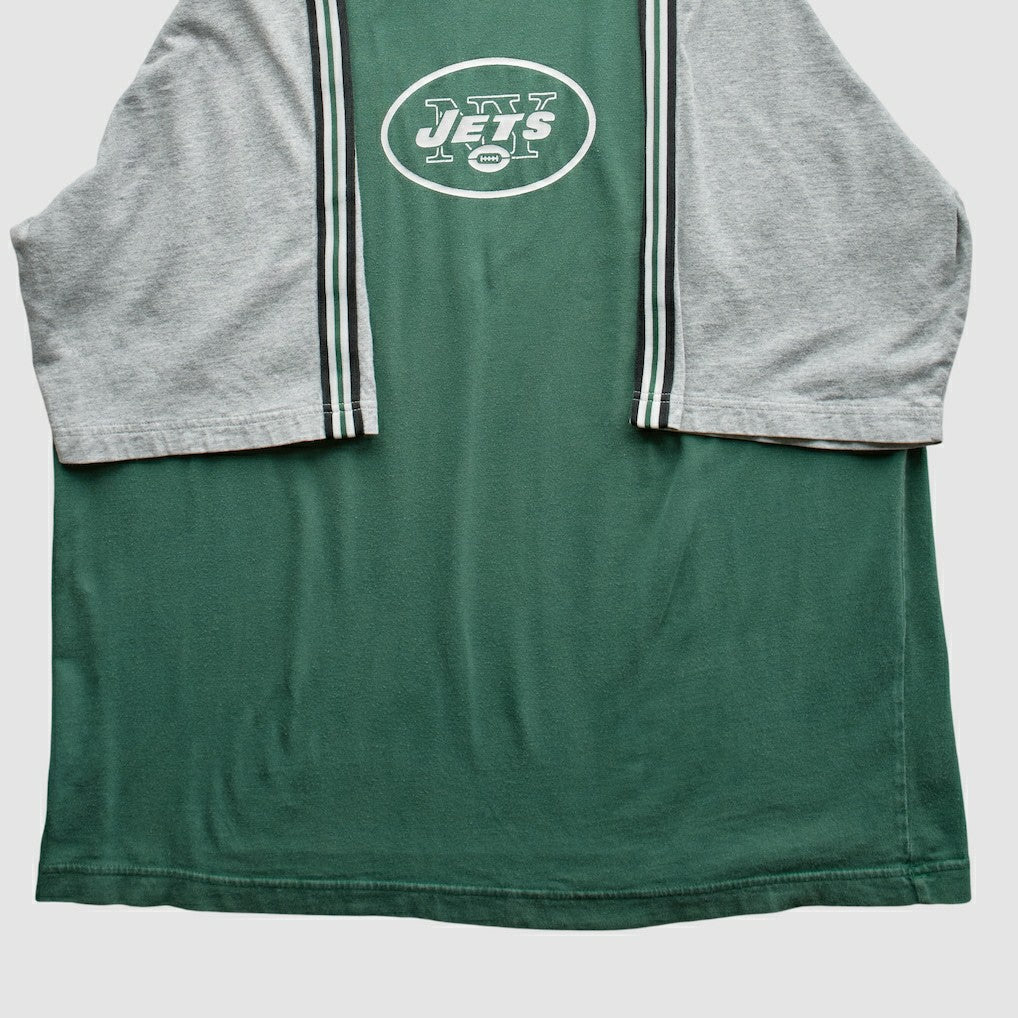 New York Jets Reebok 2000s T-Shirt Green Vintage - Fanatics