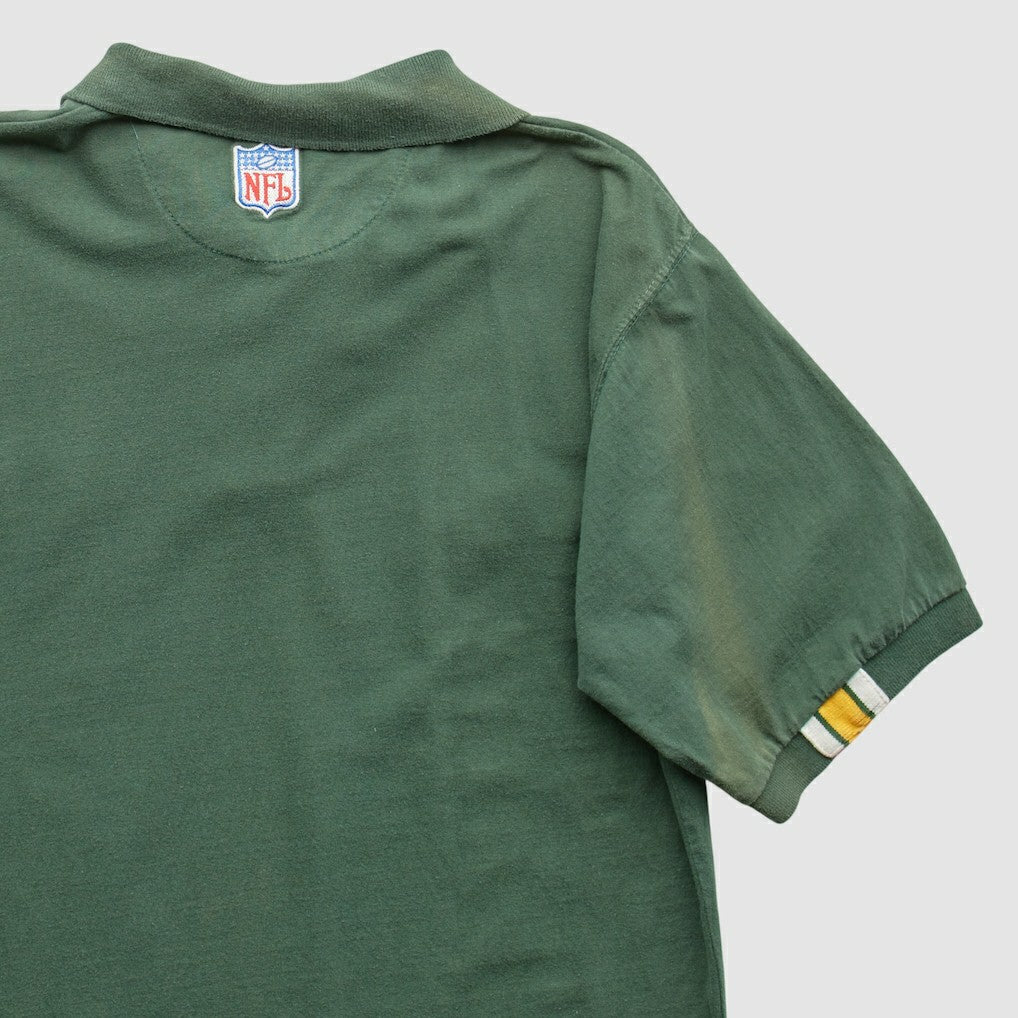 Green Bay Packers Logo Athletic 90s T-Shirt Green Vintage - Fanatics
