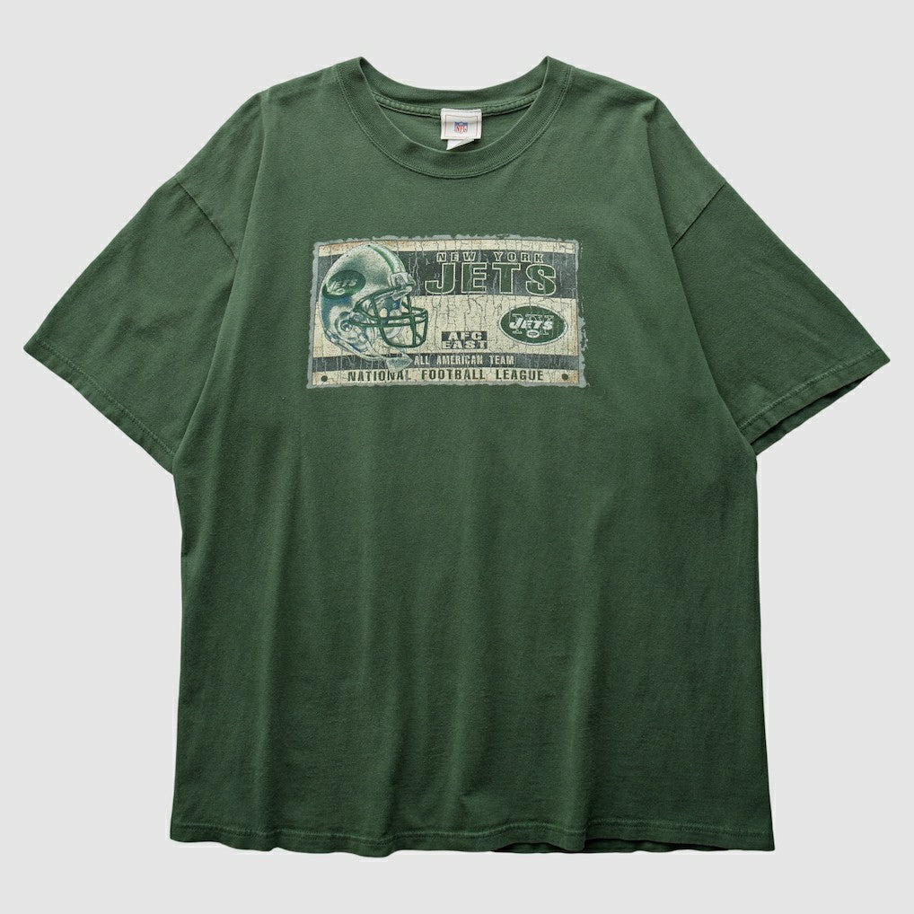 New York Jets NFL 2000s T-Shirt Green Vintage - Fanatics