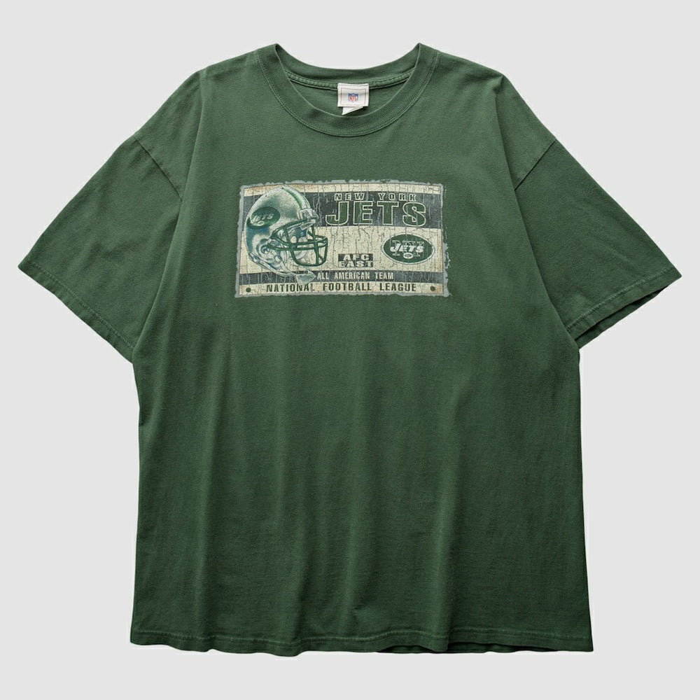 New York Jets NFL 2000s T-Shirt Green Vintage - Fanatics