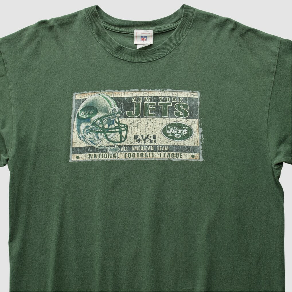 New York Jets NFL 2000s T-Shirt Green Vintage - Fanatics