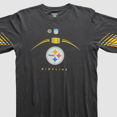 Pittsburgh Steelers Reebok 2000s T-Shirt Black Vintage - Fanatics