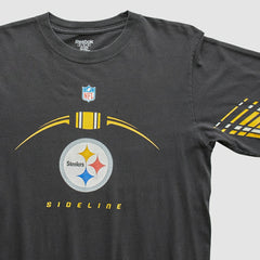 Pittsburgh Steelers Reebok 2000s T-Shirt Black Vintage - Fanatics