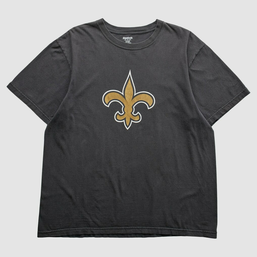 New Orleans Saints Reebok 2000s T-Shirt Black Vintage - Fanatics