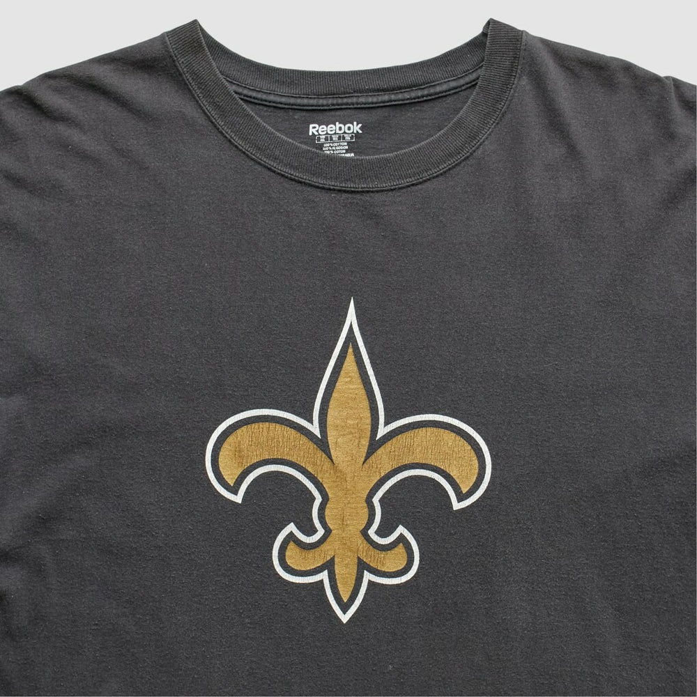 New Orleans Saints Reebok 2000s T-Shirt Black Vintage - Fanatics