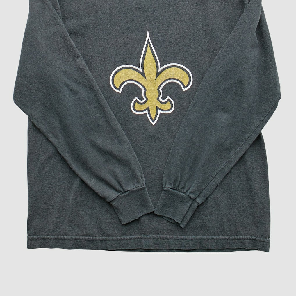 New Orleans Saints Reebok 2000s Long Sleeve T-Shirt Black Vintage - Fanatics