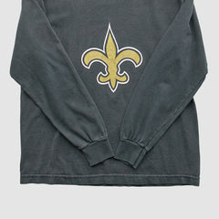 New Orleans Saints Reebok 2000s Long Sleeve T-Shirt Black Vintage - Fanatics