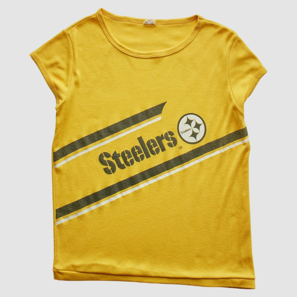 Pittsburgh Steelers 70s T-Shirt Yellow Vintage - Fanatics