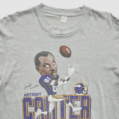 Minnesota Vikings 80s T-Shirt Gray Vintage - Fanatics