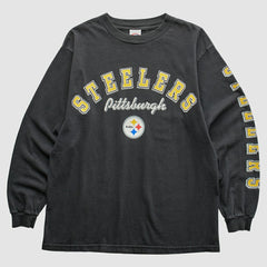 Pittsburgh Steelers 2000s T-Shirt Black Vintage - Fanatics