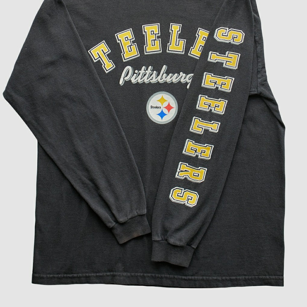 Pittsburgh Steelers 2000s T-Shirt Black Vintage - Fanatics