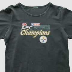 Pittsburgh Steelers 2007 T-Shirt Black Vintage - Fanatics
