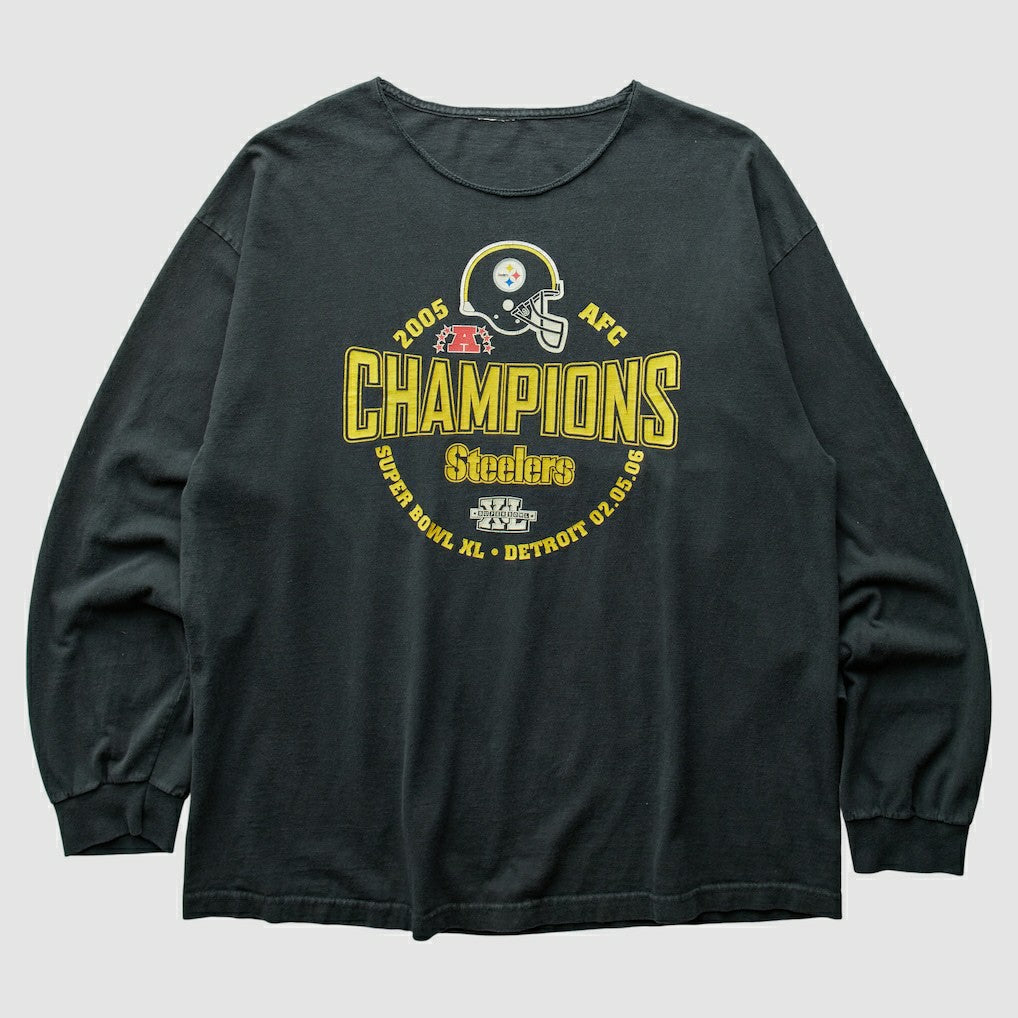 Pittsburgh Steelers 2005 Sweatshirt Black Vintage - Fanatics