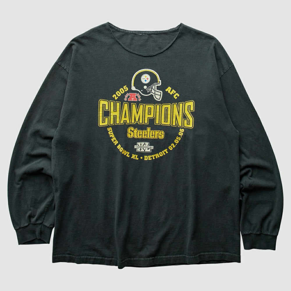Pittsburgh Steelers 2005 Sweatshirt Black Vintage - Fanatics